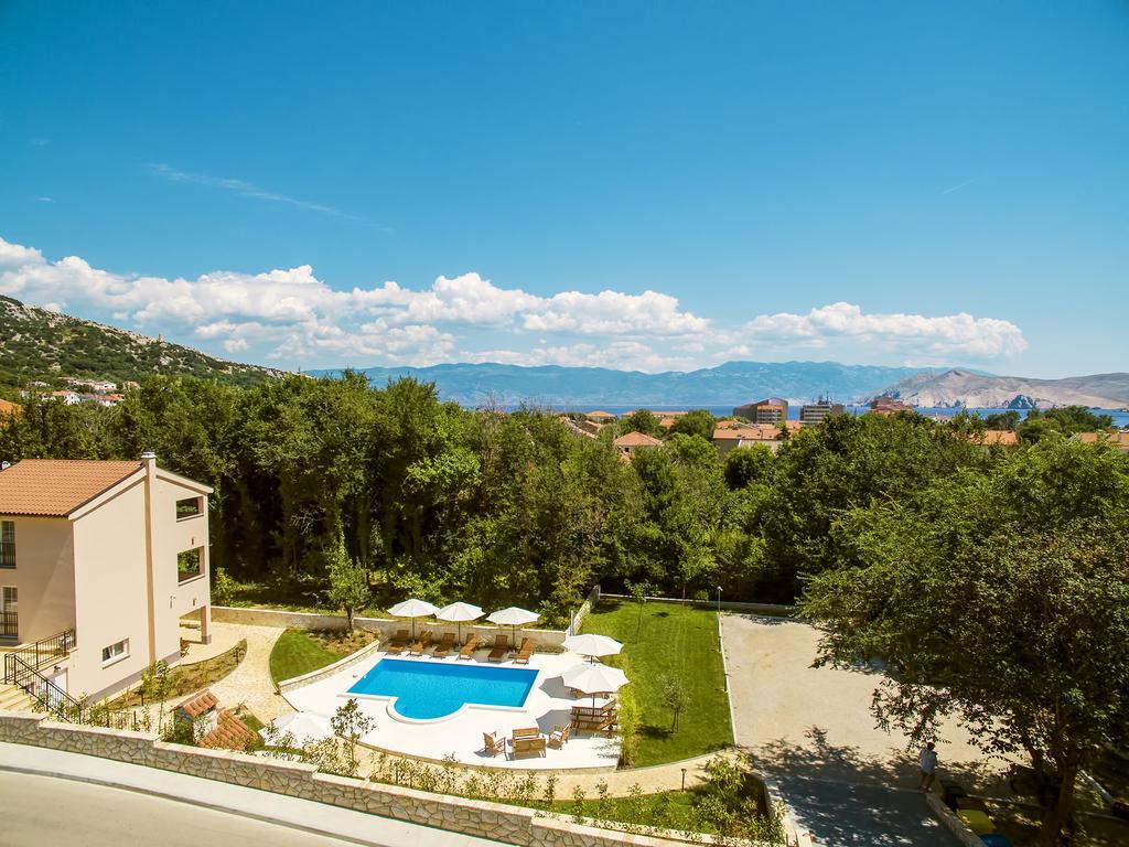 Residence Mediterraneo II Baška Esterno foto